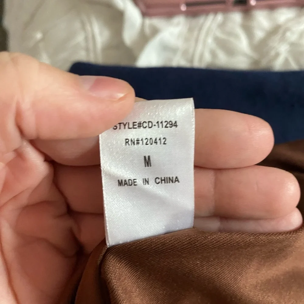 NWOT Brown Bodycon Dress - Picture 5 of 5